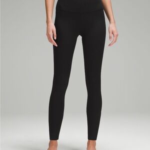 Lululemon Athletica Classic Black Ribbed Leggings 28”